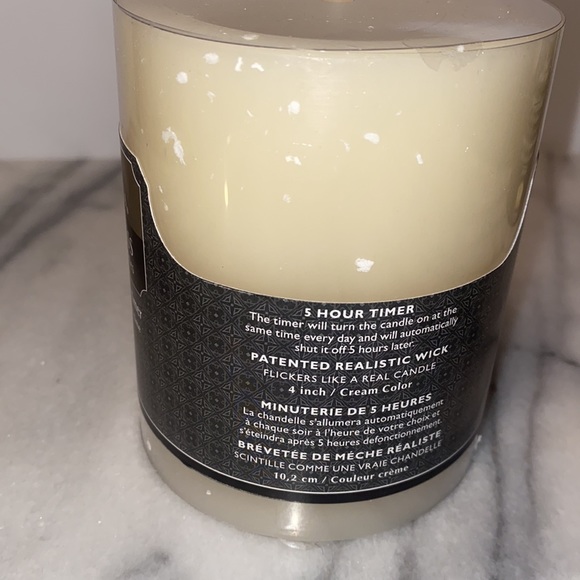 NIP- Candle Impressions Real Wax Flameless LED 3.25" x 4" Pillar Candle, Unscent - Picture 5 of 5